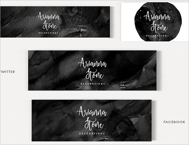 Stone Banner Template