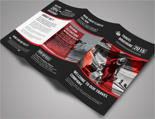 Travel Trifold Brochure Bundle