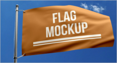 Flag Mockup Templates