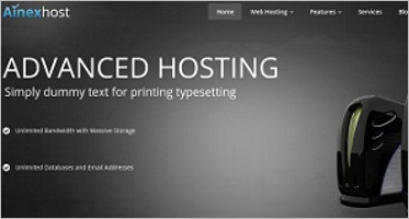 Hosting Website Templates