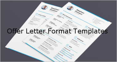offer letter format templates