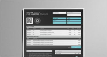 Service Invoice Templates