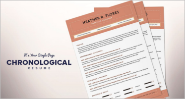 Free Chronological Resume Templates