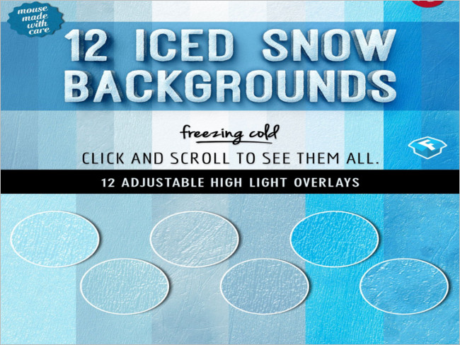 Ice Snow Fall Background Textures