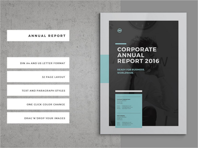 Annual Income Report Brochure