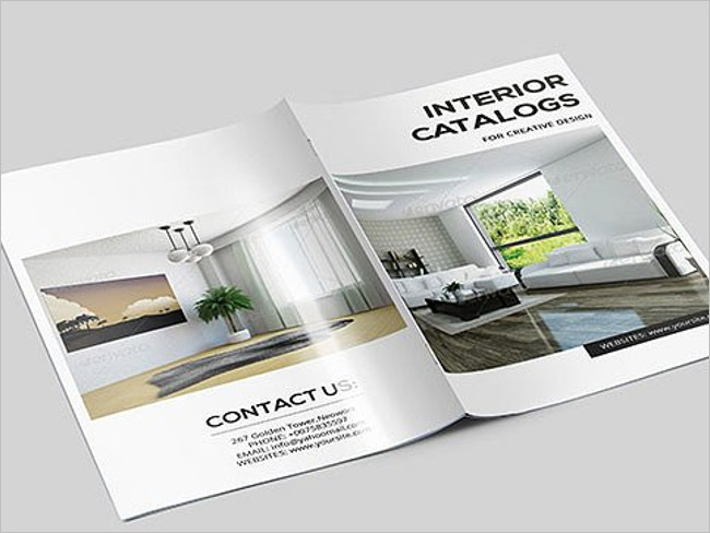 Interior Catalog Template Brochure