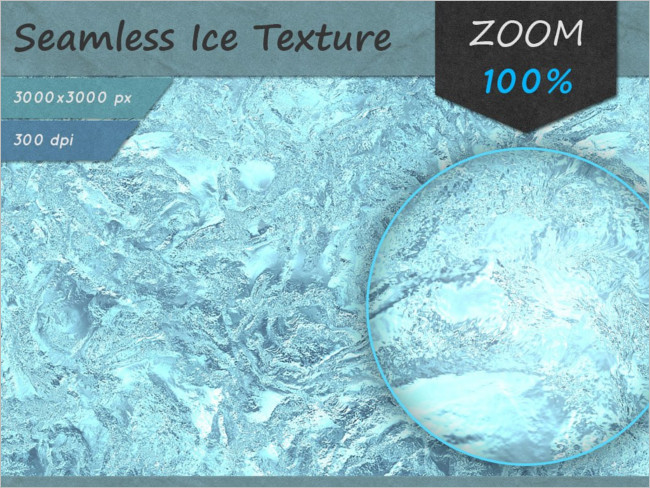 White Ice Seamless HD Texture