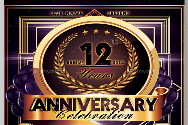 Anniversary Flyer Design Ideas