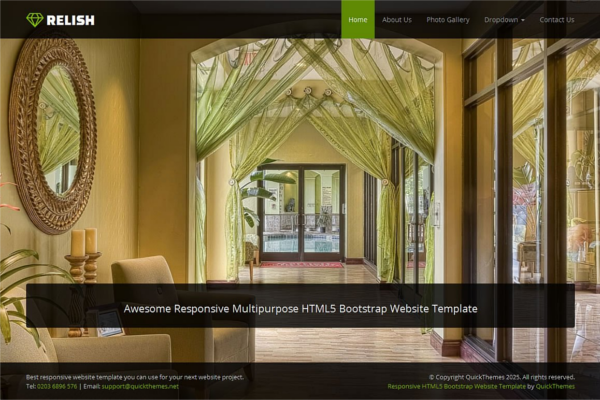 Bootstrap Business Website Design