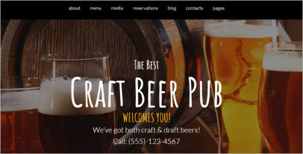Brewery E-Commerce WordPress Theme