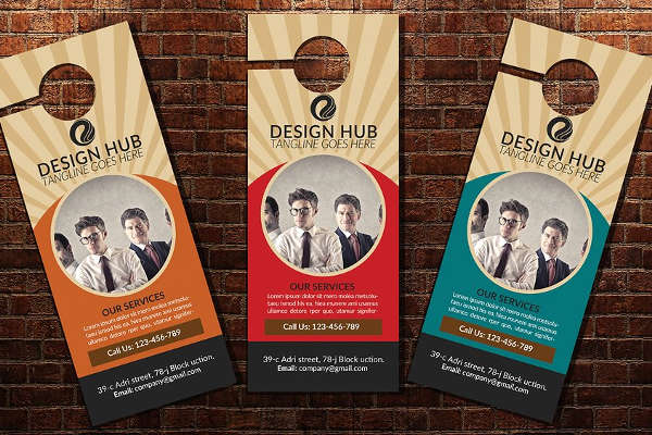 Business Door Hanger Template