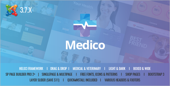 Business Veterinary Joomla Theme