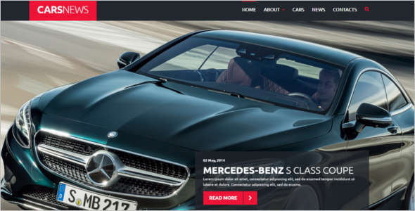 Cars News Joomla Template