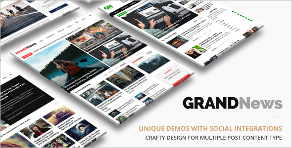 Clean Editorial WordPress Theme