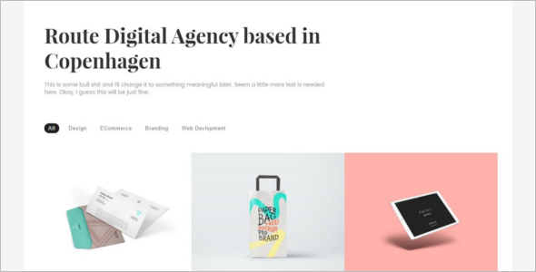 Digital Bootstrap Portfilio Template