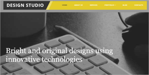 Download Studio Website Template