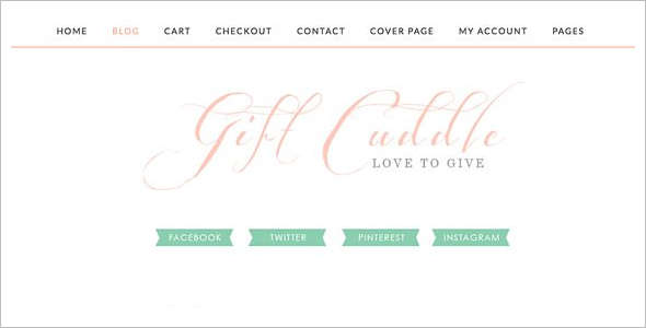E-Commerce Gift WordPress Theme
