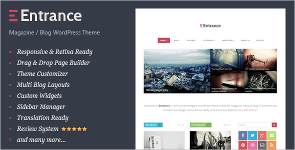 Editorial Review WordPress Theme