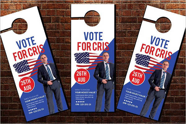 Elections Door Hanger Template