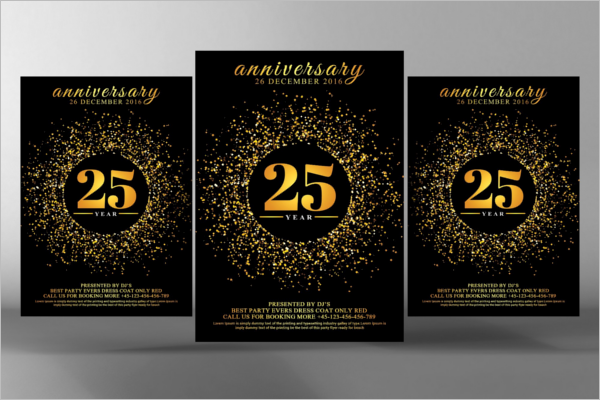 Elegant Corporate Golden Invitation