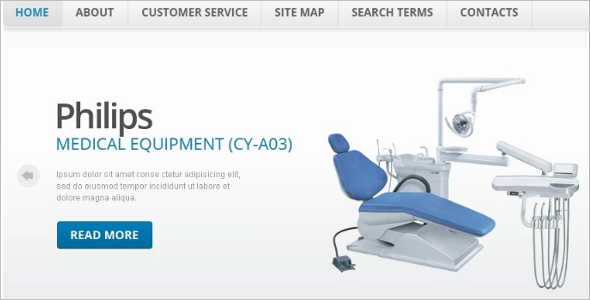 Elegant Medical Equipment Magento Theme