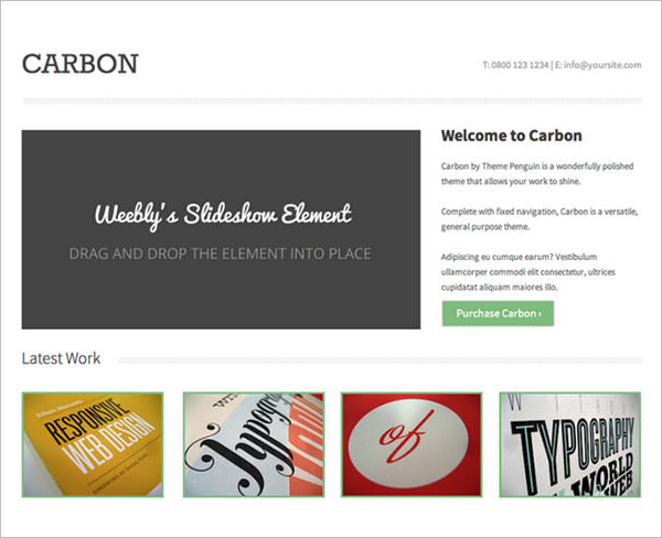 Elegant Weebly Themes