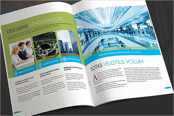 Enticing Flat Design Brochure