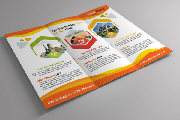 ExoticTourism Brochure Design
