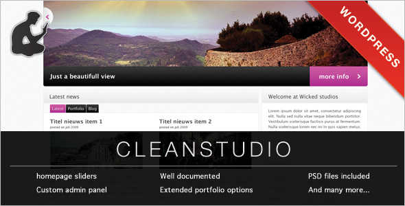 Fashion Studio Website Template