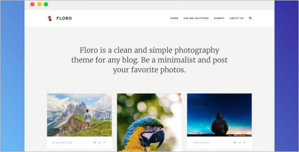 Floro Photography Tumblr Theme