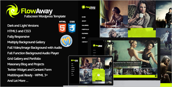 FullscreenPhoto Gallery Bootstrap Template