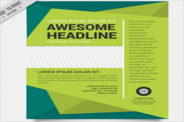 Green Abstract Brochure Template