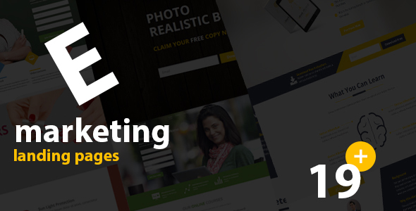 HTML Ebook Landing Page Templates