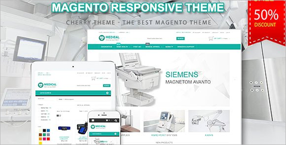 Hospital Equipment Magento Template