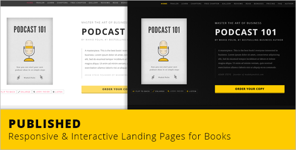 Interactive Ebook Landing Page