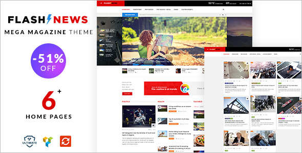 Magazine Editorial WordPress Theme