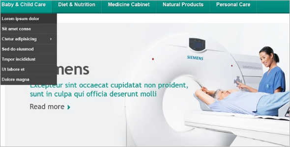 Medical Equipment Shop Magento Template