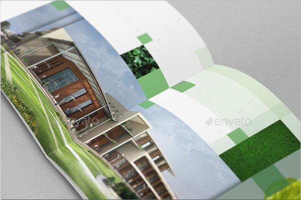 Minimal Indesign Green Brochure