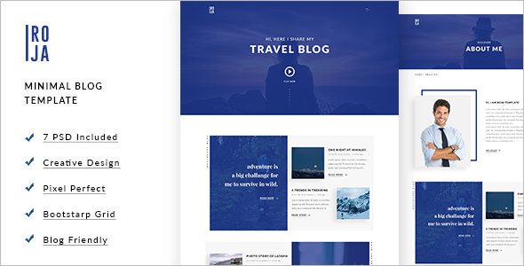 Minimal WordPress Template