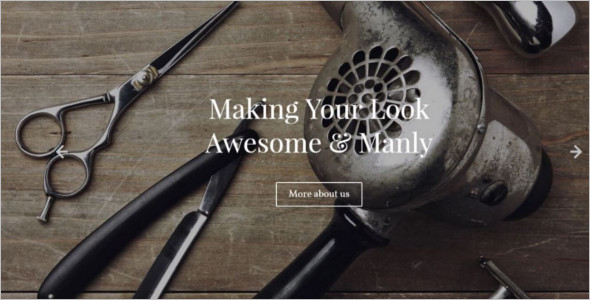 Modern Barber Shop WordPress Theme