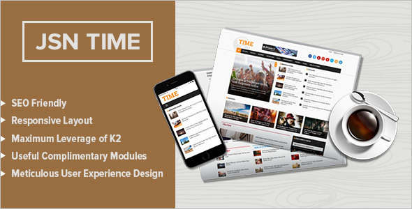 News Editorial Joomla Template
