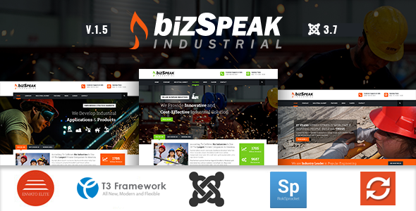 News Industrial Joomla Business Template