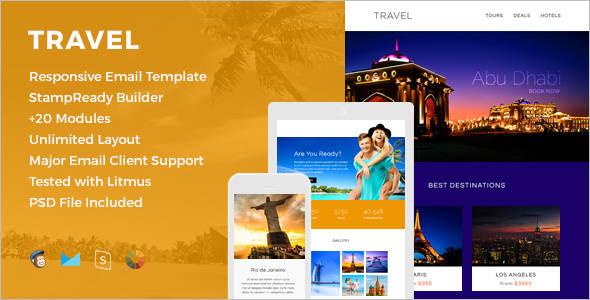 Newsletters Travel Email Template