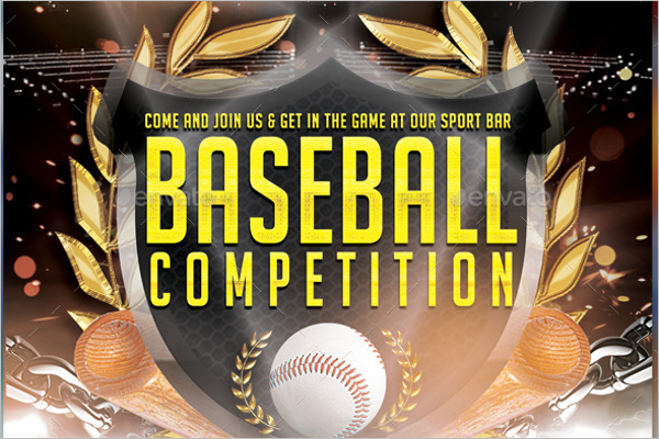 Olympics Baseball Flyer