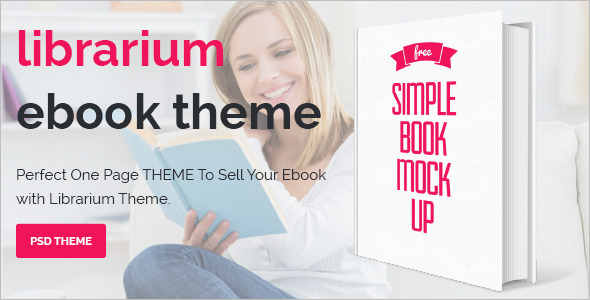 One Page eBook Landing Theme
