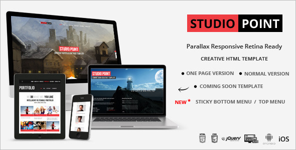 Parallax Studio Website Template