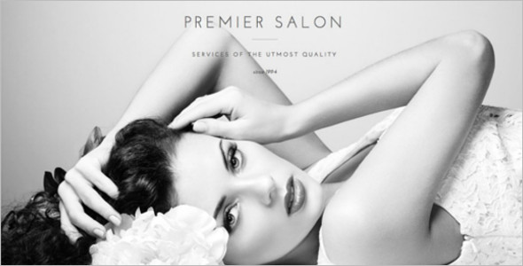 Premium Salon Full-Screen Theme