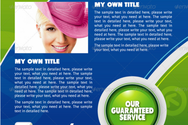 Professional Green Brochure Ideas