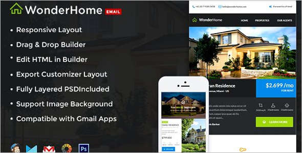 Real Estate Mobile Newsletter Template