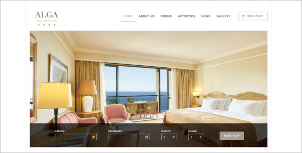 Resort Coupon WordPress Template
